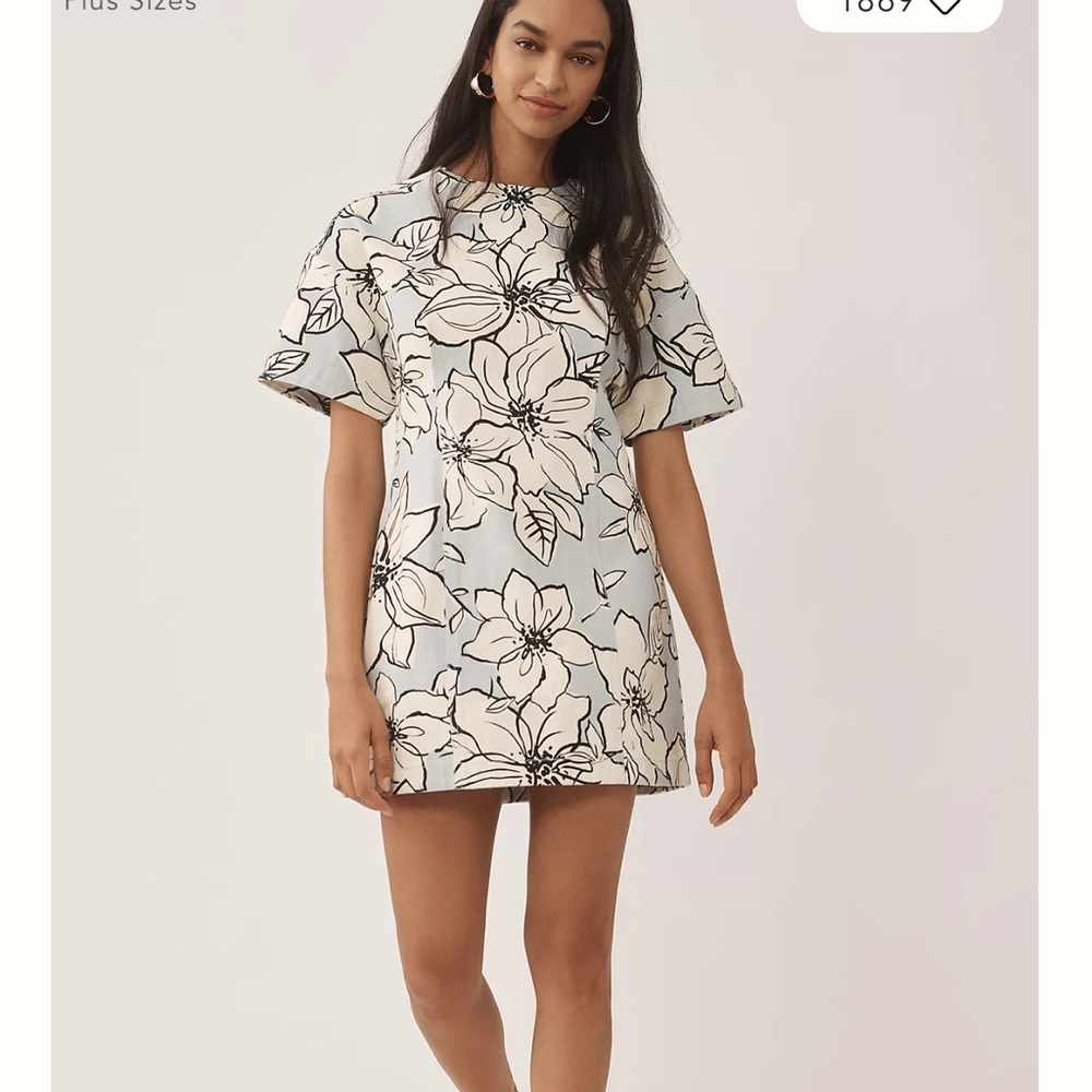 Dhruv Kapoor Short-Sleeve Denim Mini Dress